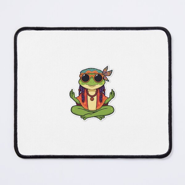 Item preview, Meditating Frog Art designed and sold by bakosshops.