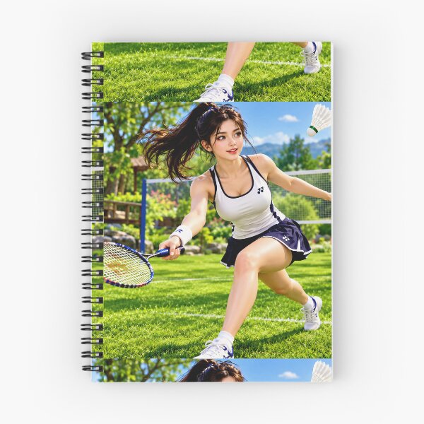 Item preview, Badminton Player  designed and sold by AwesomeDigiShop.