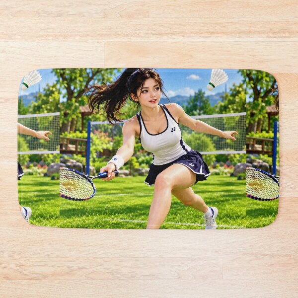 Artikelvorschau, Badmintonspieler entworfen und verkauft von AwesomeDigiShop.