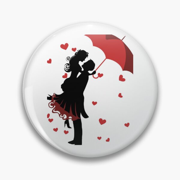 Item preview, Romantic Couple Under Red Umbrella designed and sold by Sk1628.