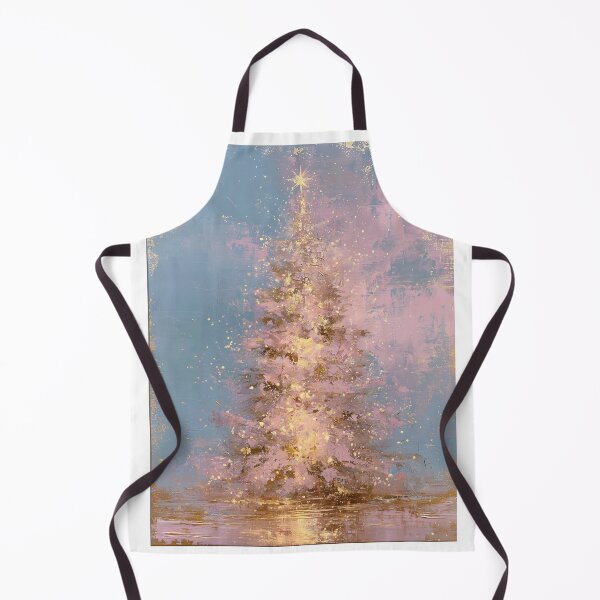 Item preview, Glittering pink Christmas Tree card designed and sold by MendaciousMina.
