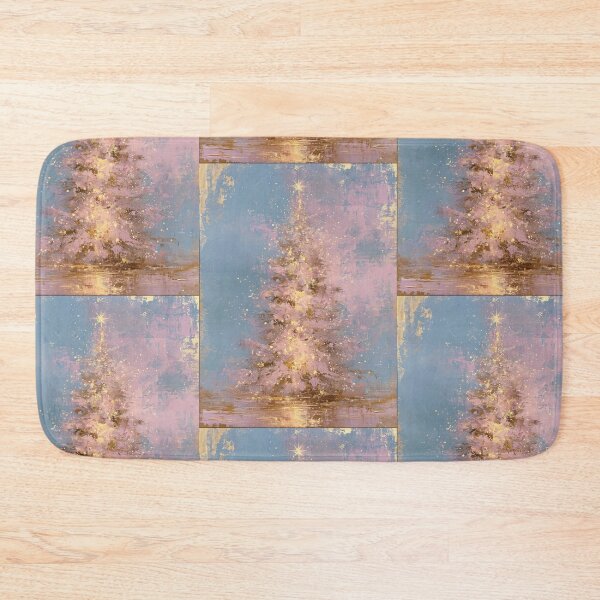 Item preview, Glittering pink Christmas Tree card designed and sold by MendaciousMina.
