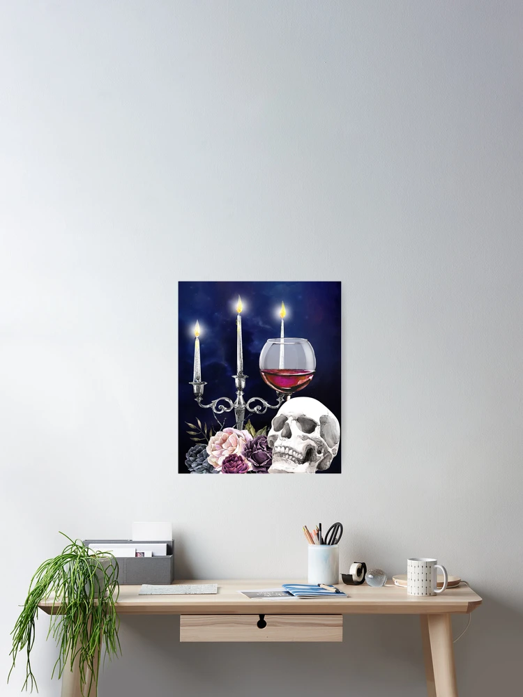 Thumbnail 2 of 3, Poster, Red Wine and Roses designed and sold by RuthFurtado.