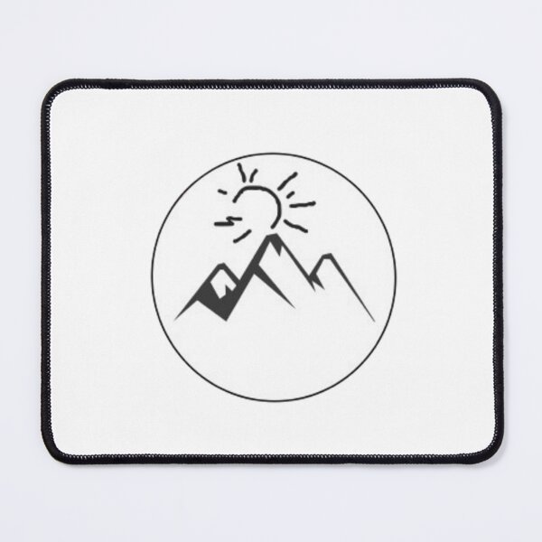 Item preview, Minimalist Mountain Night Sky with Stars – Outdoor Adventure & Nature Aesthetic Graphic designed and sold by NovaVesta.