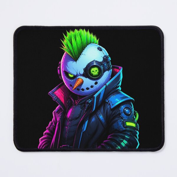 Item preview, Cyberpunk Evil Snowman Pixel Eyepatch Vector designed and sold by LazyDayzCo.