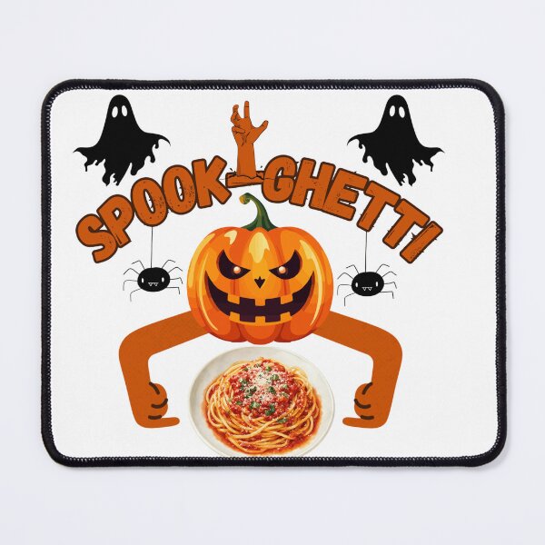 Item preview, Spook-Ghetti | Cute Halloween Pumpkin, Ghost & Spider | Funny Food Pun designed and sold by 22k Lab Studio.