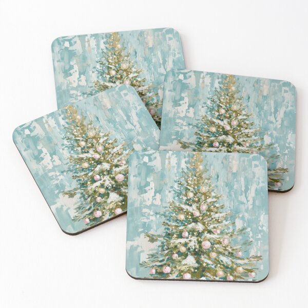 Item preview, Hand painted Christmas Tree card designed and sold by MendaciousMina.
