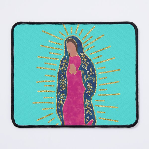 Item preview, Our lady of Guadalupe light blue designed and sold by Ana Gorozpe.