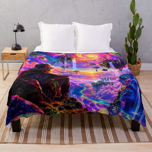 Item preview, Reality Is Optional Psychedelic Trippy Dreamscape Art designed and sold by BloomOfDesign.