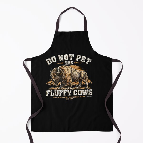 Item preview, Do Not Pet Fluffy Cows National Parks Yellowstone Wyoming designed and sold by Juansustait.