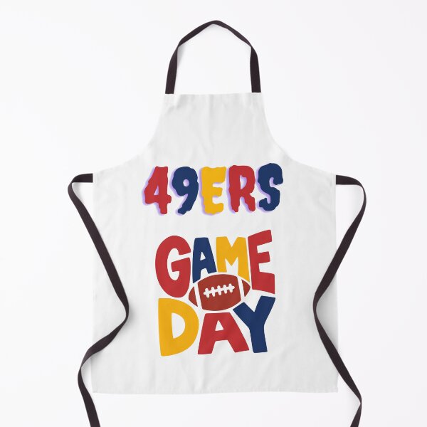 Item preview, Cute 49ers Game Day Football Fan Art designed and sold by Art Wave Studio.