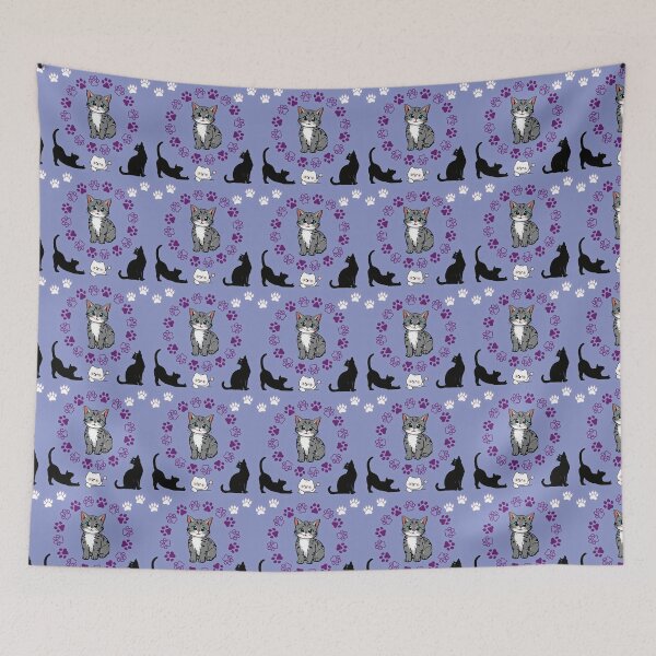 Item preview, Kawaii Cat Paws Pattern designed and sold by Azurart2.