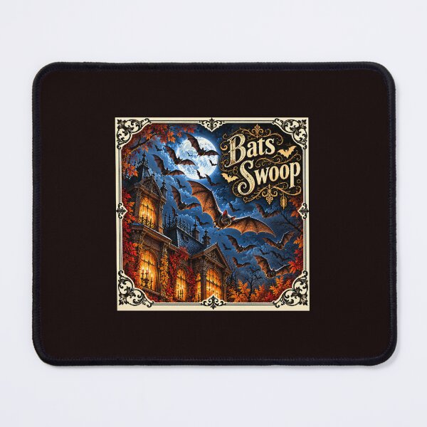 Item preview, Bats Swoop — Victorian Halloween Night designed and sold by Novel Works Studio.