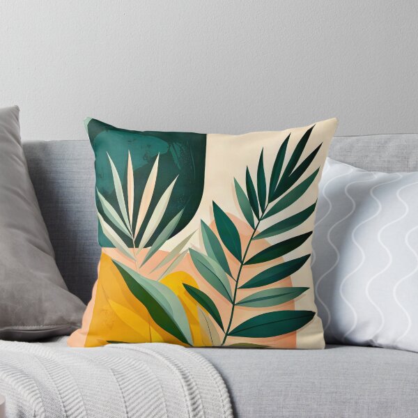 Item preview, Boho Terracotta Geometric Leaf Relief designed and sold by Vicky Brago-Mitchell®.