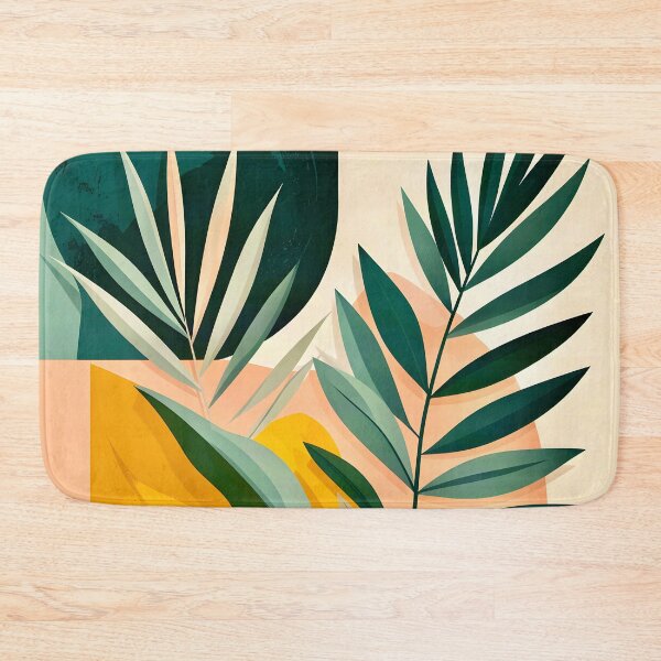 Item preview, Boho Terracotta Geometric Leaf Relief designed and sold by Vicky Brago-Mitchell®.