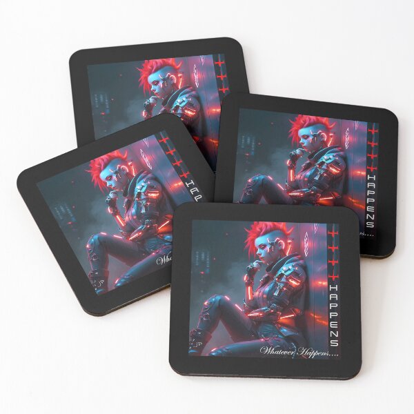 Item preview, Whatever Happens... Cyberpunk Happens designed and sold by BlancoTompkins.