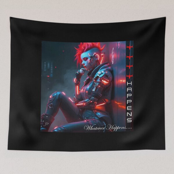 Item preview, Whatever Happens... Cyberpunk Happens designed and sold by BlancoTompkins.