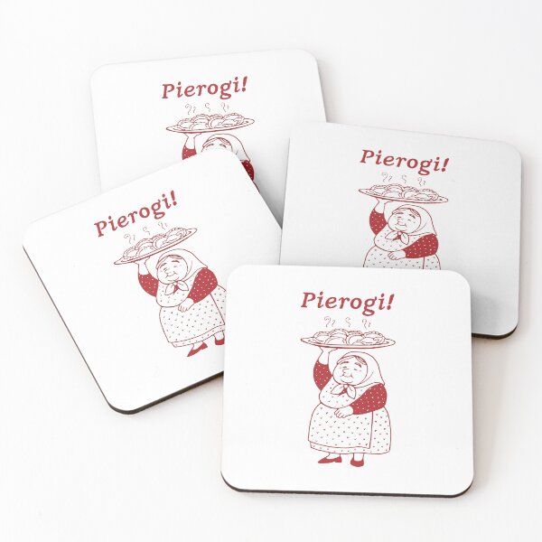 Item preview, Funny Babushka Pierogi Dumplings Eastern European Food designed and sold by Krasnovaovaova.