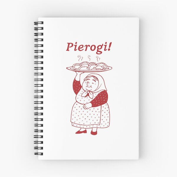 Item preview, Funny Babushka Pierogi Dumplings Eastern European Food designed and sold by Krasnovaovaova.
