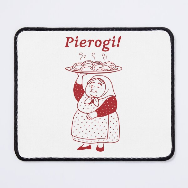 Item preview, Funny Babushka Pierogi Dumplings Eastern European Food designed and sold by Krasnovaovaova.