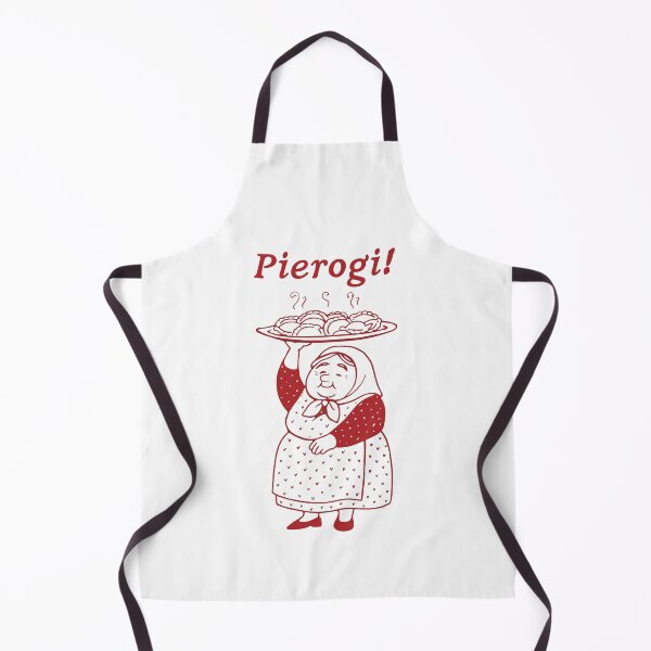 Item preview, Funny Babushka Pierogi Dumplings Eastern European Food designed and sold by Krasnovaovaova.