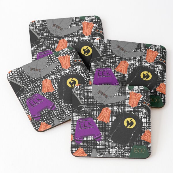 Item preview, Halloween Sweater Season, Black Burlap Background designed and sold by Purposely Designed.