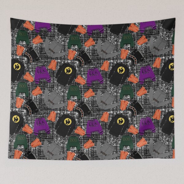 Item preview, Halloween Sweater Season, Black Burlap Background designed and sold by Purposely Designed.