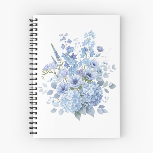 Item preview, Blue Floral Bouquet designed and sold by ImageryLoom.