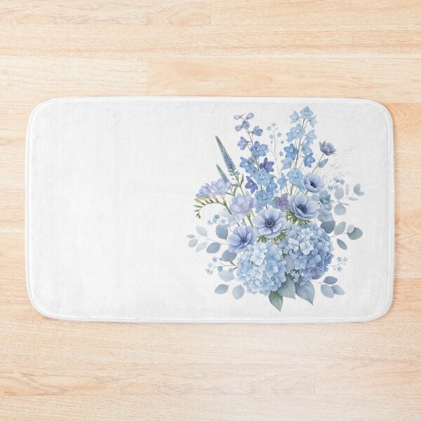 Item preview, Blue Floral Bouquet designed and sold by ImageryLoom.