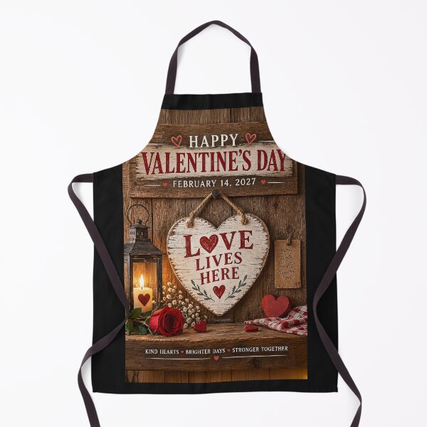 Item preview, HAPPY VALENTINE'S DAY - LOVE LIVES HERE - February 14, 2027 designed and sold by DBM Photo Art 1.