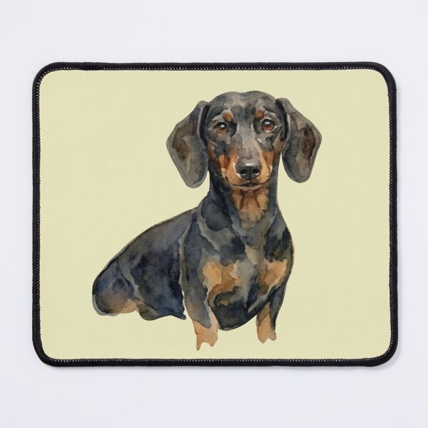 Item preview, Watercolor Portrait of a Dachshund - Black and Tan Dachshund Art designed and sold by SuperMama1973.