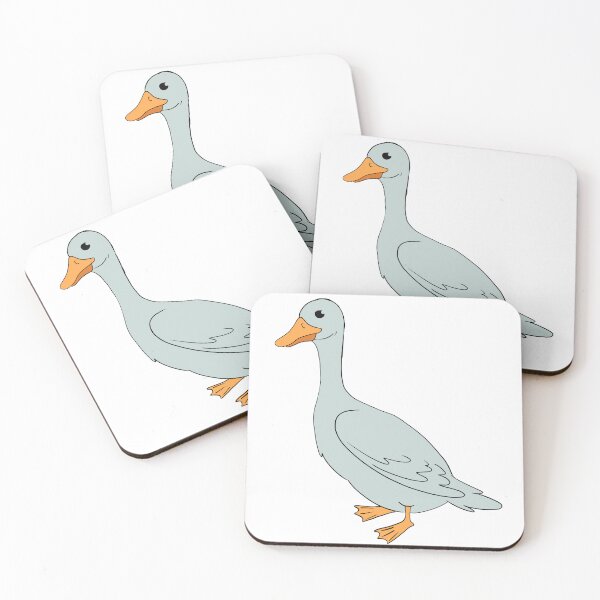 Item preview, Silly Goose - Funny Minimalist Bird Illustration designed and sold by iampaulmorris.