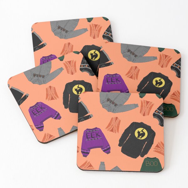 Item preview, Halloween Sweater Season, Orange Background designed and sold by Purposely Designed.