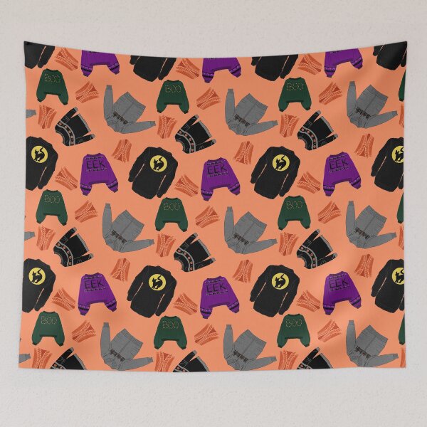 Item preview, Halloween Sweater Season, Orange Background designed and sold by Purposely Designed.
