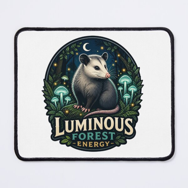 Item preview, Luminous Forest Possum Midnight Nature Art designed and sold by Créative touche .