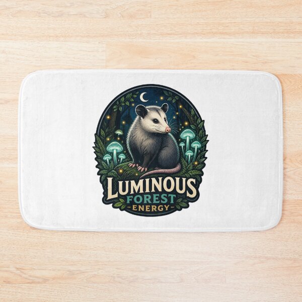 Item preview, Luminous Forest Possum Midnight Nature Art designed and sold by Créative touche .