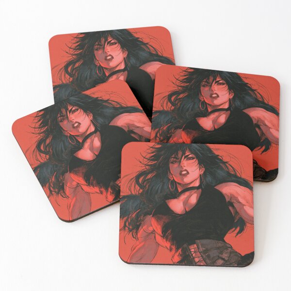 Item preview, Windswept Black Hair & Crimson Fury designed and sold by AxeWave.