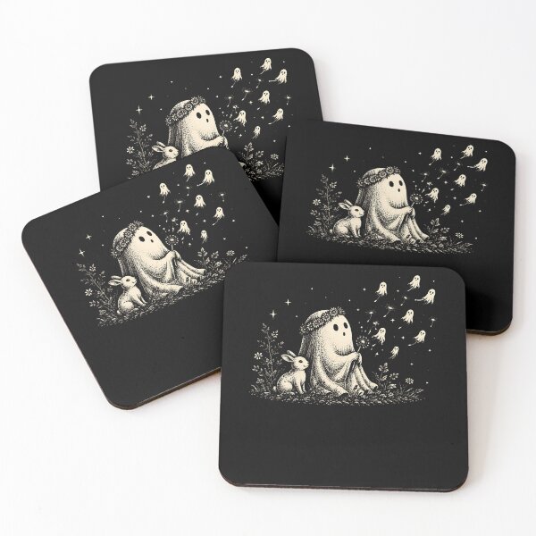Item preview, Cute Ghost Blowing Dandelion Wish Funny Halloween Spooky designed and sold by serialcarachts.