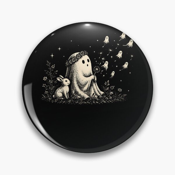 Item preview, Cute Ghost Blowing Dandelion Wish Funny Halloween Spooky designed and sold by serialcarachts.