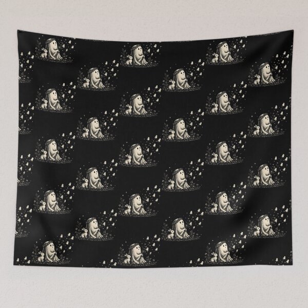 Item preview, Cute Ghost Blowing Dandelion Wish Funny Halloween Spooky designed and sold by serialcarachts.