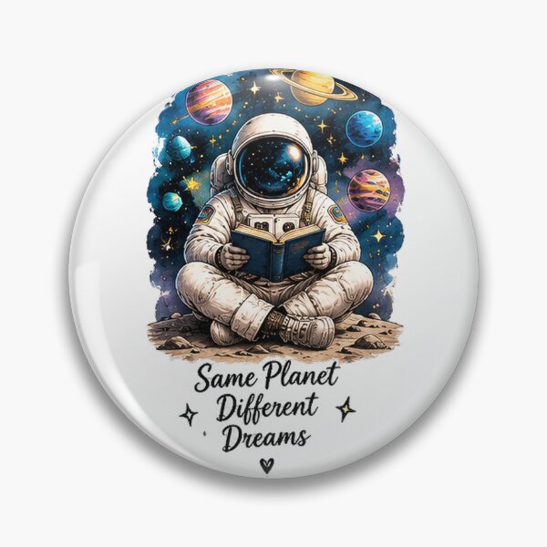 Item preview, Same Planet Different Dreams Astronaut designed and sold by DrAsmaaMohamed.
