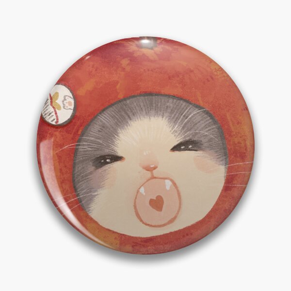 Item preview, sleepy apple cat designed and sold by blueberryiscute.