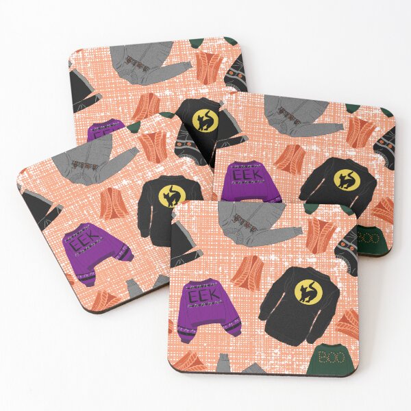 Item preview, Halloween Sweater Season, Orange  Burlap Background designed and sold by Purposely Designed.