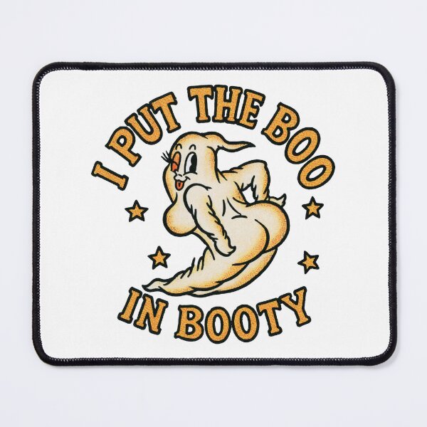 Item preview, I Put The Boo In Booty Funny Ghost Halloween designed and sold by GrooveAndGlow.