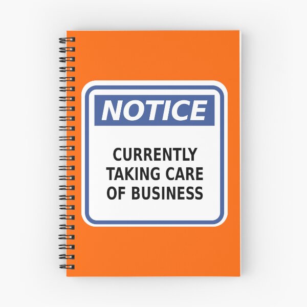 Item preview, Notice: Currently Taking Care of Business designed and sold by Karate Octopus.