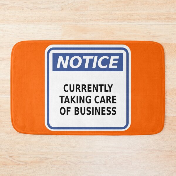 Item preview, Notice: Currently Taking Care of Business designed and sold by Karate Octopus.