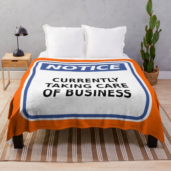 Item preview, Notice: Currently Taking Care of Business designed and sold by Karate Octopus.