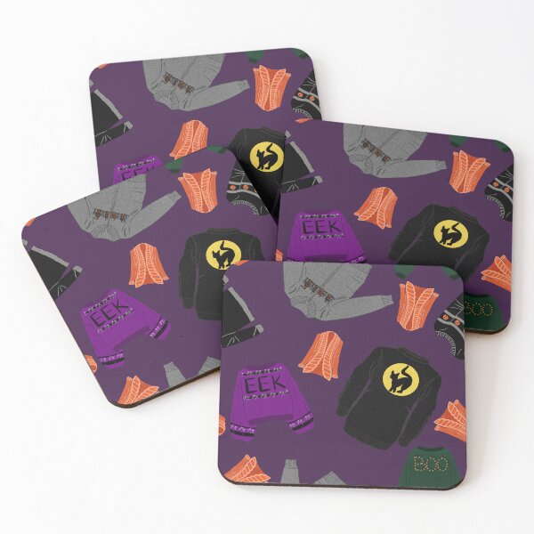 Item preview, Halloween Sweater Season, Purple Background designed and sold by Purposely Designed.