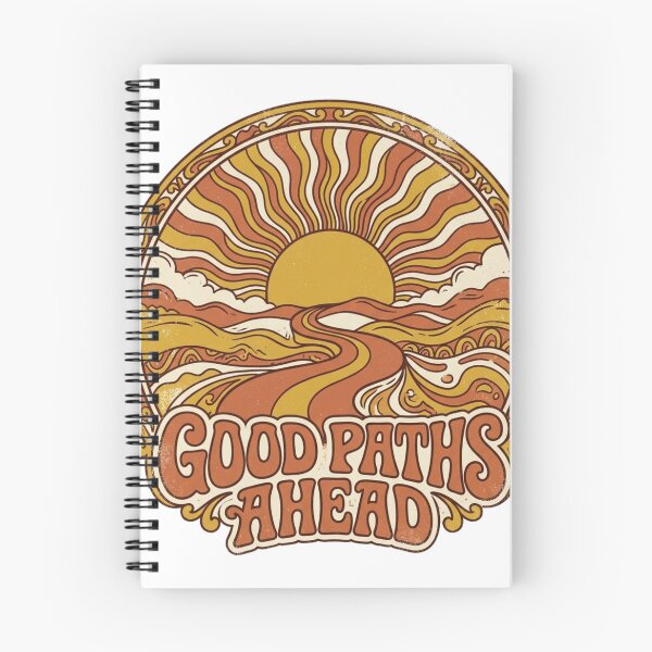 Item preview, Good Paths Ahead Retro 70s Sunset Art designed and sold by Sanan Israyilli.