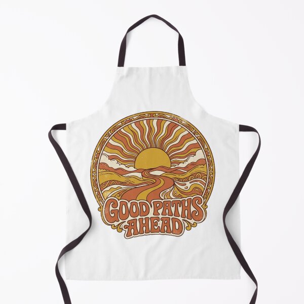 Item preview, Good Paths Ahead Retro 70s Sunset Art designed and sold by Sanan Israyilli.